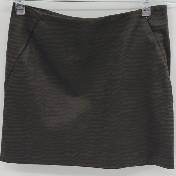 GAP Dresses & Skirts - GAP Womens Skirt Mini Brown Zebra‎ Print Stretch Career Casual Size 0 New NWT